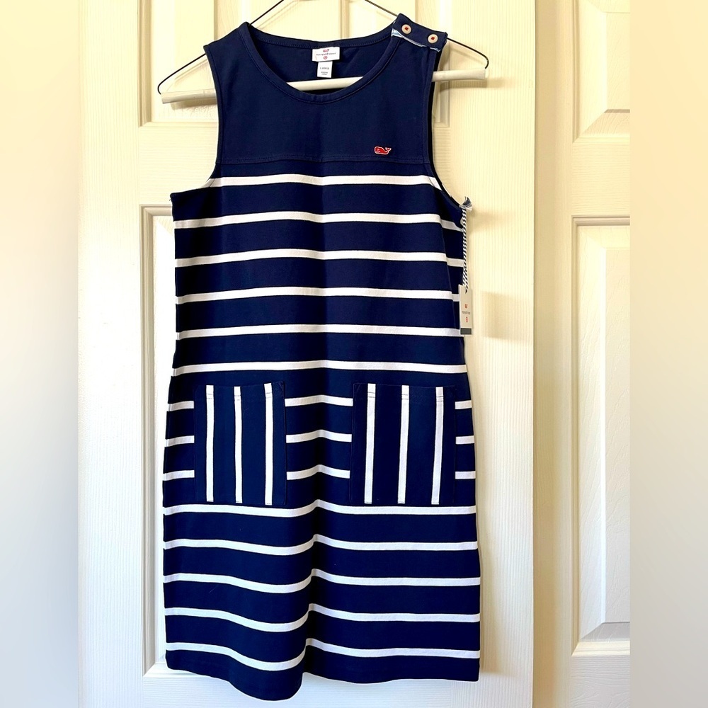 Vineyard Vines for Target Girls Striped Sleeveless crewneck dress, NWT